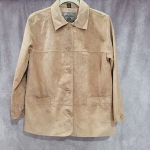 St. John's Bay suede jacket petite medium